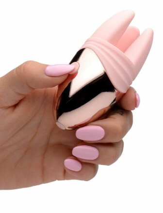 Розовый клиторальный массажер с щупальцами Vibrating Clit Teaser 