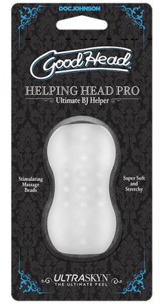 Прозрачный мини-мастурбатор Helping Head Pro 