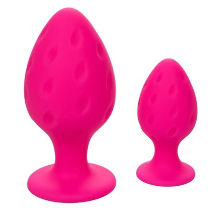Набор из двух розовых анальных пробок Cheeky 