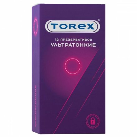 Презервативы Torex &quot;Ультратонкие&quot; - 12 шт. 