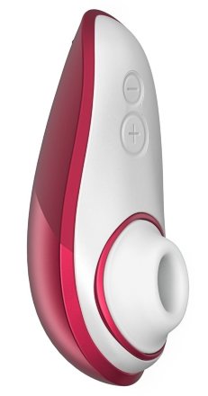 Красный бесконтактный клиторальный стимулятор Womanizer Liberty 