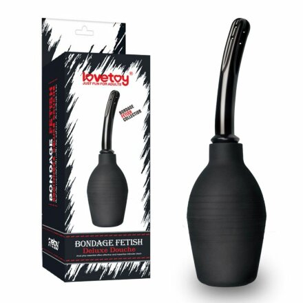 Черный анальный душ Bondage Fetish Deluxe Douche 