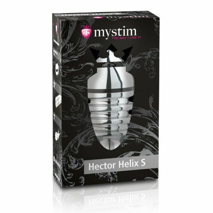 Металлическая анальная пробка Hector Helix Buttplug S - 10 см. 
