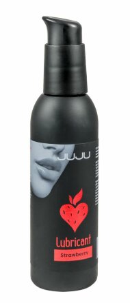 Съедобный лубрикант JUJU с ароматом клубники - 150 мл. 