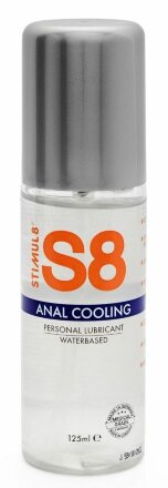 Анальный лубрикант на водной основе с охлаждающим эффектом S8 Anal Cooling - 125 мл. 
