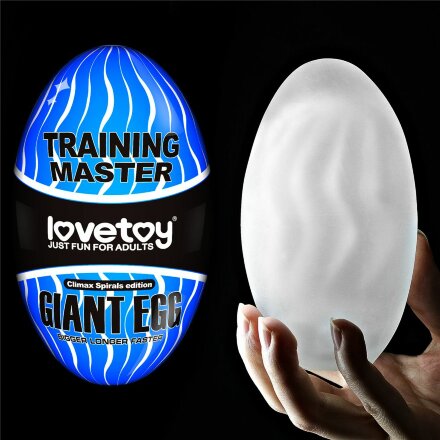 Мастурбатор-яйцо Giant Egg Climax Spirals Edition 