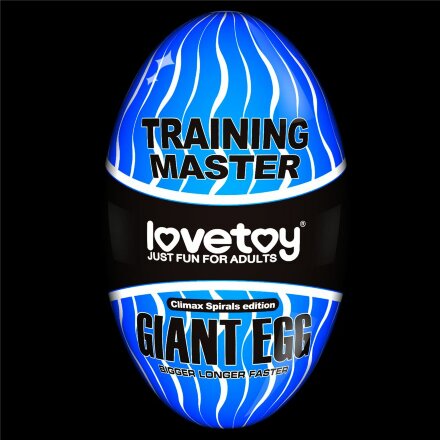 Мастурбатор-яйцо Giant Egg Climax Spirals Edition 