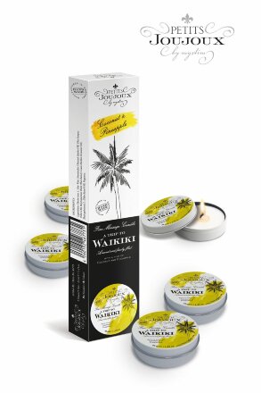 Набор из 5 свечей Petits Joujoux Waikiki Beach с ароматом кокоса и ананаса 