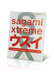 Ультратонкий презерватив Sagami Xtreme Superthin - 1 шт. 