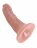 Телесный фаллоимитатор 6&quot; Cock на присоске - 15,2 см. 