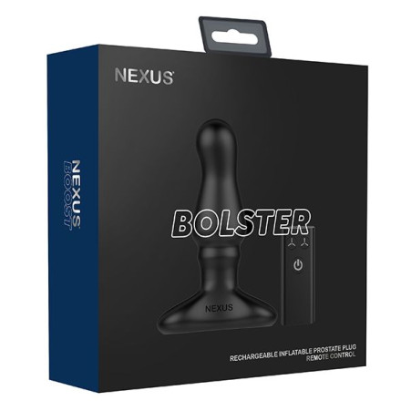 Черный вибростимулятор простаты Nexus Bolster - 12,3 см. 