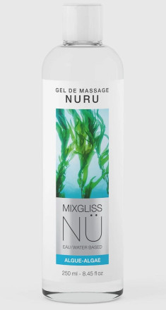Массажный гель на водной основе Mixgliss NU Algae - 250 мл. 