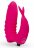 Ярко-розовая вибронасадка на палец Finger Vibrator 
