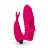 Ярко-розовая вибронасадка на палец Finger Vibrator 