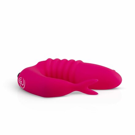 Ярко-розовая вибронасадка на палец Finger Vibrator 