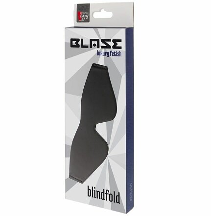 Плотная маска на глаза BLAZE BLINDFOLD WITH PAINTING EDGE BLACK 