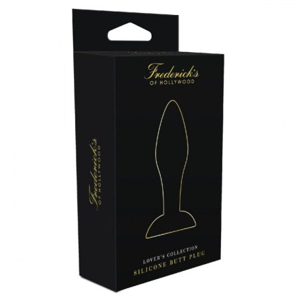 Черная силиконовая мини-пробка Silicone Butt Plug 