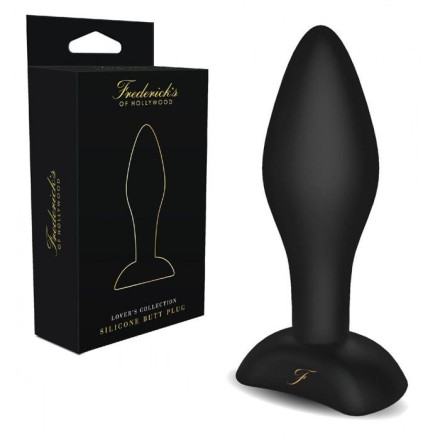 Черная силиконовая мини-пробка Silicone Butt Plug 