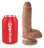 Фаллоимитатор-мулат с мошонкой 7&quot; Cock with Balls - 19,4 см. 