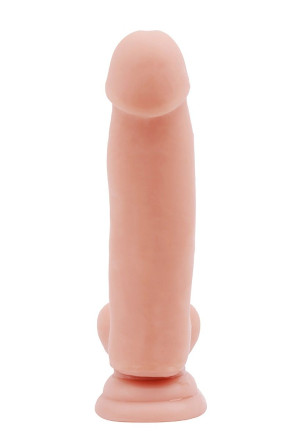 Телесный фаллоимитатор-реалистик Dual Density Dildo - 18 см. 