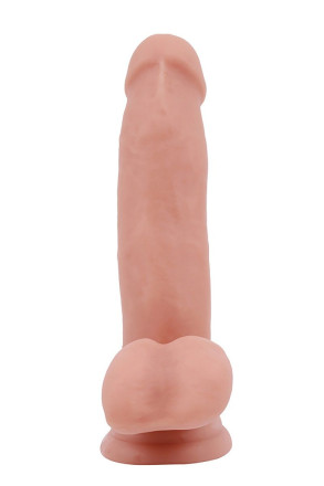 Телесный фаллоимитатор-реалистик Dual Density Dildo - 18 см. 