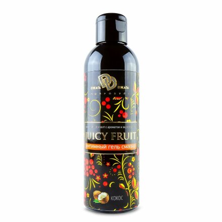 Интимный гель на водной основе JUICY FRUIT с ароматом кокоса - 200 мл. 