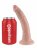 Телесный фаллоимитатор с присоской 7&quot; Cock - 17,8 см. 
