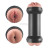 Телесный двусторонний мастурбатор Training Master Double Side Stroker Pussy and Anus 