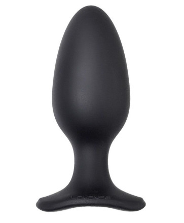 Черная анальная вибропробка HUSH 2 Size L - 12,1 см. 