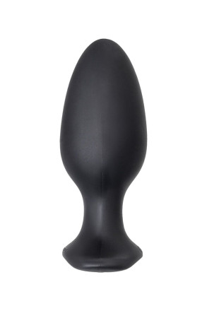 Черная анальная вибропробка HUSH 2 Size L - 12,1 см. 