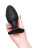 Черная анальная вибропробка HUSH 2 Size L - 12,1 см. 