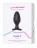 Черная анальная вибропробка HUSH 2 Size L - 12,1 см. 
