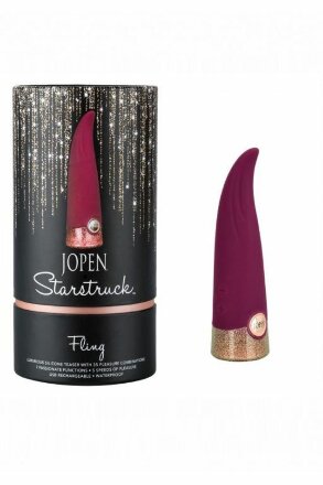 Фантазийный вибромассажер Starstruck Fling - 14 см. 