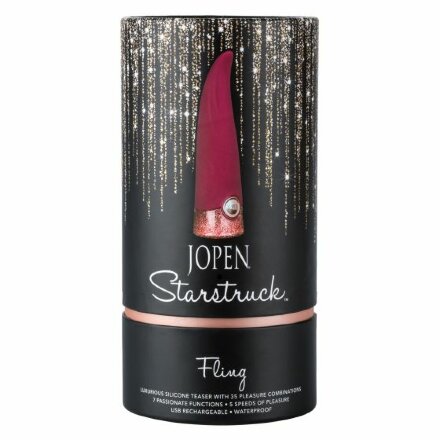 Фантазийный вибромассажер Starstruck Fling - 14 см. 