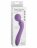 Фиолетовый двусторонний вибростимулятор Duo Wand Massage-Her - 19,6 см. 