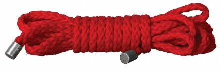 Красная веревка для бондажа Kinbaku Mini - 1,5 м. 