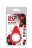 Красное эрекционное кольцо LIT-UP SILICONE STIMU RING 1 RED 