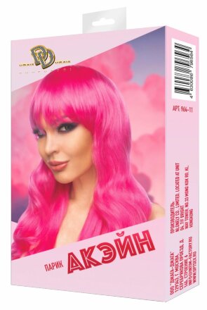 Ярко-розовый парик &quot;Акэйн&quot; 