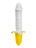 Мощный пульсатор в форме банана Banana Pulsator - 19,5 см. 