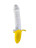 Мощный пульсатор в форме банана Banana Pulsator - 19,5 см. 