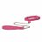 Розовый ошейник с поводком Tickle Me Pink Collar With Leash 