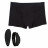 Черные трусы-боксеры с вибромассажером Remote Control Panty Set M/L 