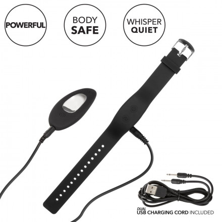 Черные трусы-боксеры с вибромассажером Remote Control Panty Set M/L 