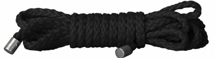 Чёрная веревка для бондажа Kinbaku Mini - 1,5 м. 