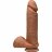 Фаллоимитатор-мулат The D Perfect D 8&quot; Caramel - 20,3 см. 
