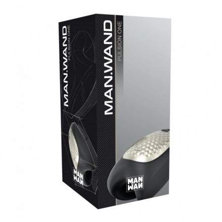 Черный мастурбатор Man Wand Pulsion One 