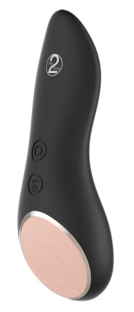 Черный клиторальный вибратор Cupa Touch с подогревом 