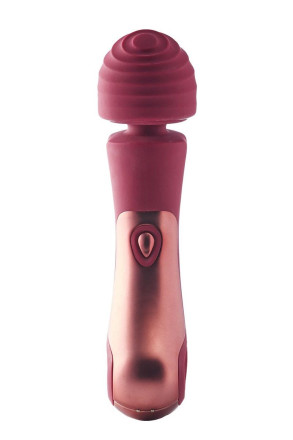 Жезловый вибромассажер Dinky Curved Wand Jacky O. - 21,4 см. 