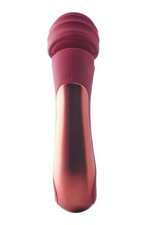 Жезловый вибромассажер Dinky Curved Wand Jacky O. - 21,4 см. 