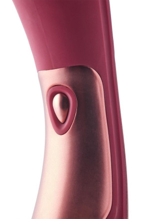 Жезловый вибромассажер Dinky Curved Wand Jacky O. - 21,4 см. 